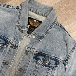 Vintage Harley Davidson Denim Jacket